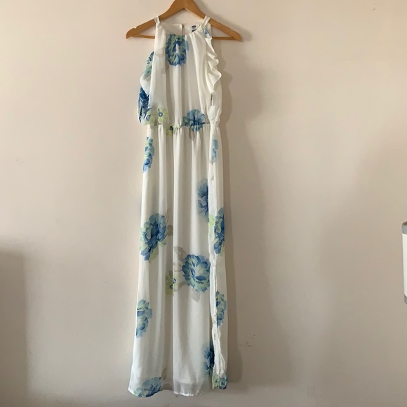 🆕 Old Navy White Floral Maxi Dress S Small NWT - Picture 4 of 9